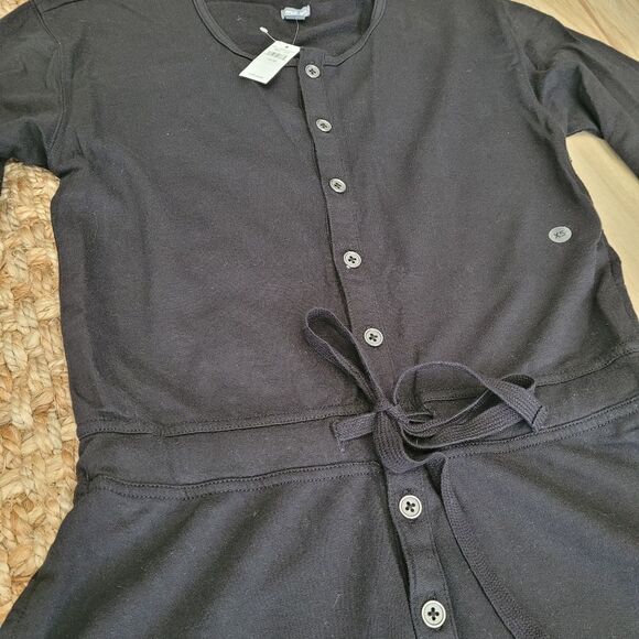 Aerie Weekend Black Jumpsuit Women's XS Whimsigoth Grunge - Picture 2 of 8